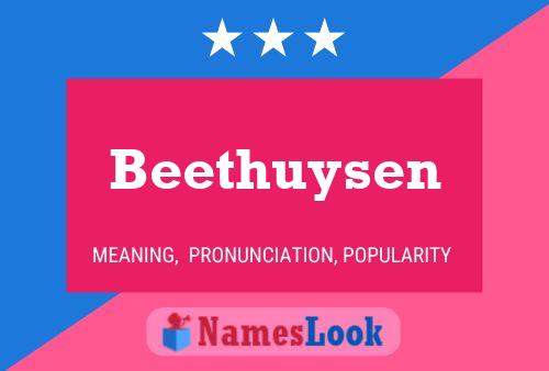 Постер имени Beethuysen