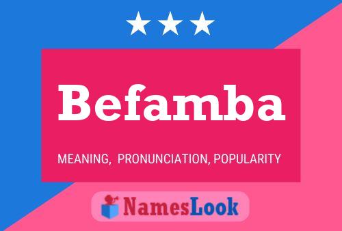 Постер имени Befamba