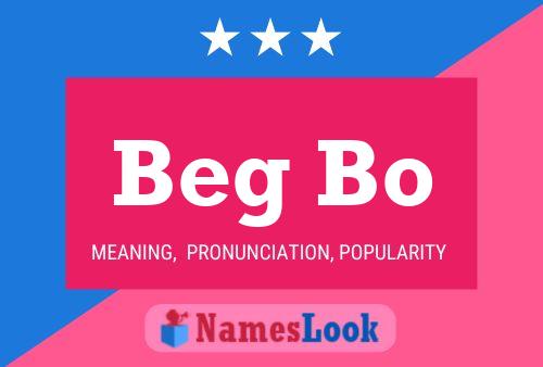 Постер имени Beg Bo