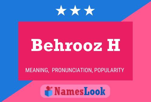 Постер имени Behrooz H