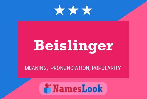 Постер имени Beislinger