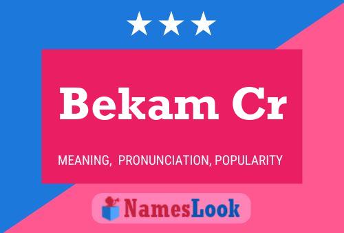 Постер имени Bekam Cr