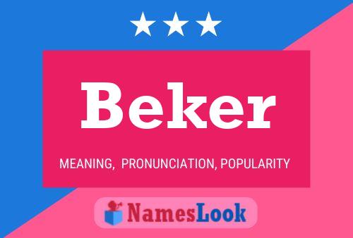 Постер имени Beker