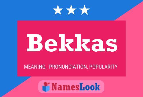 Постер имени Bekkas