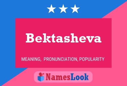 Постер имени Bektasheva