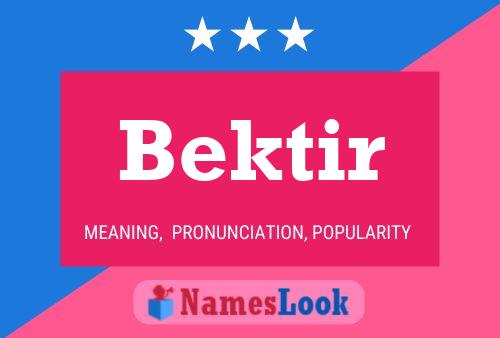 Постер имени Bektir