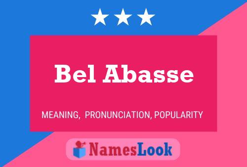 Постер имени Bel Abasse