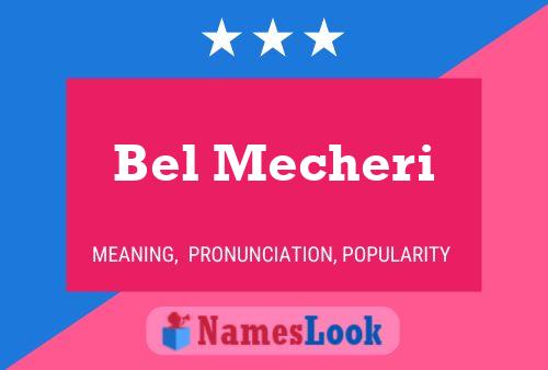 Постер имени Bel Mecheri