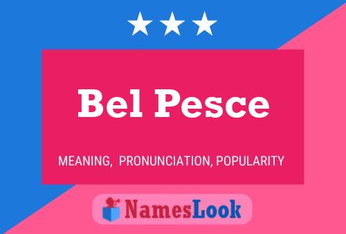 Постер имени Bel Pesce