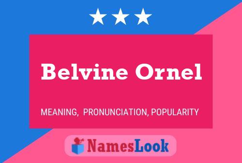 Постер имени Belvine Ornel