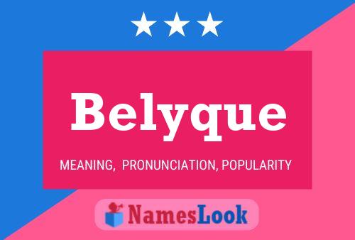 Постер имени Belyque