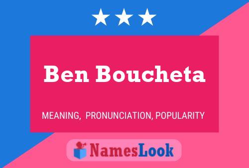 Постер имени Ben Boucheta