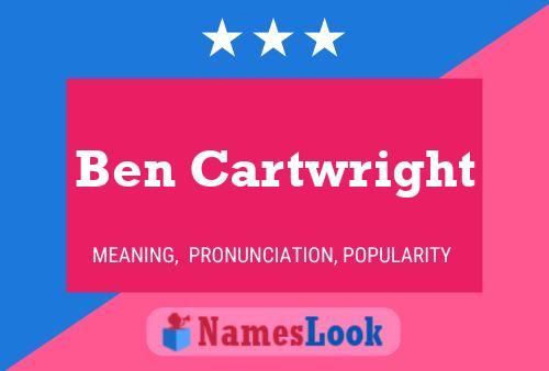 Постер имени Ben Cartwright