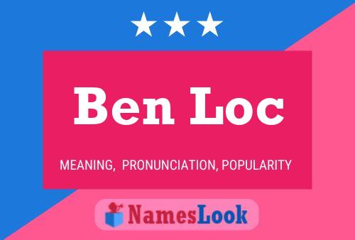 Постер имени Ben Loc