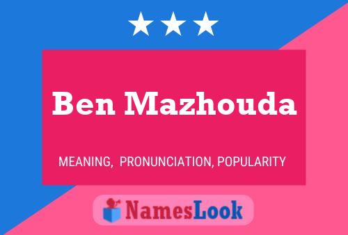 Постер имени Ben Mazhouda