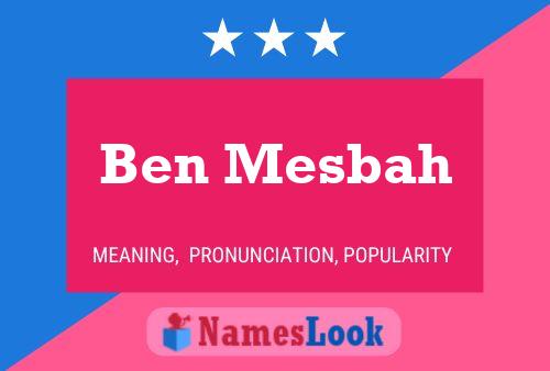 Постер имени Ben Mesbah