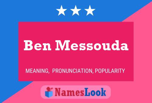 Постер имени Ben Messouda