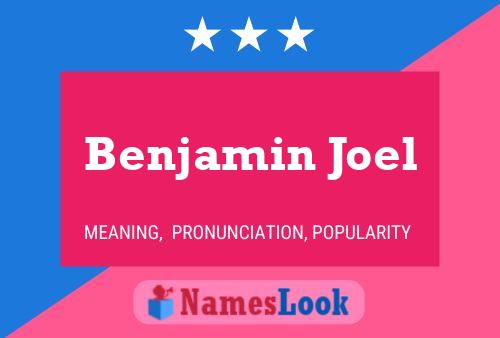 Постер имени Benjamin Joel