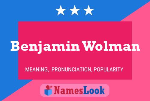 Постер имени Benjamin Wolman