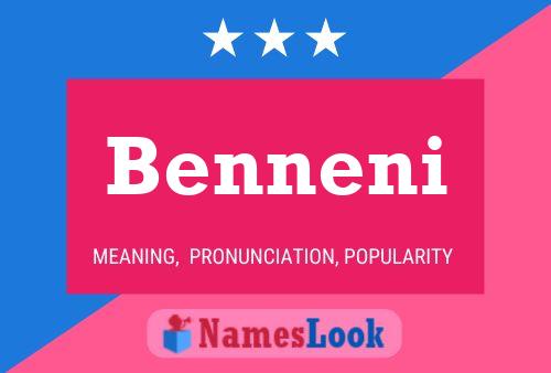 Постер имени Benneni