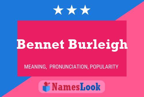 Постер имени Bennet Burleigh