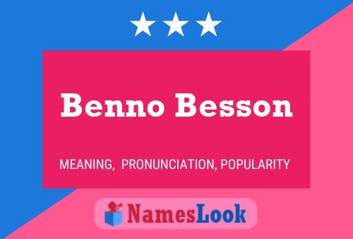 Постер имени Benno Besson