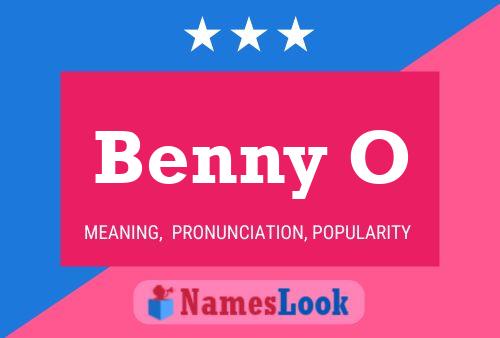 Постер имени Benny O