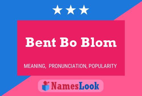 Постер имени Bent Bo Blom