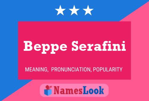 Постер имени Beppe Serafini