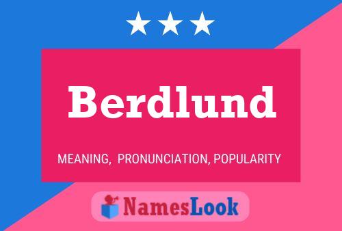 Постер имени Berdlund