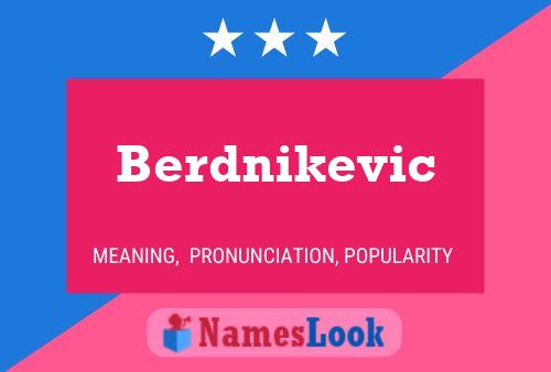 Постер имени Berdnikevic