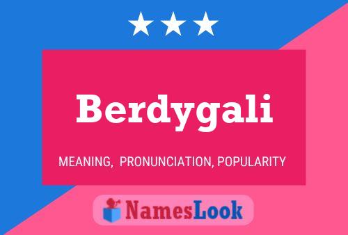 Постер имени Berdygali