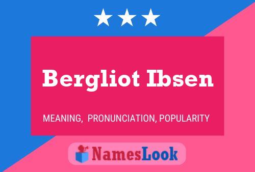 Постер имени Bergliot Ibsen