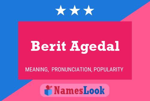 Постер имени Berit Agedal