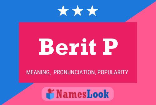 Постер имени Berit P