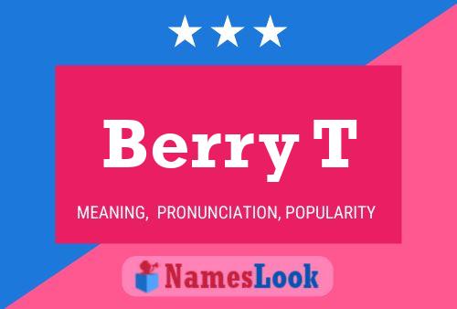 Постер имени Berry T