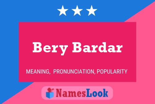 Постер имени Bery Bardar