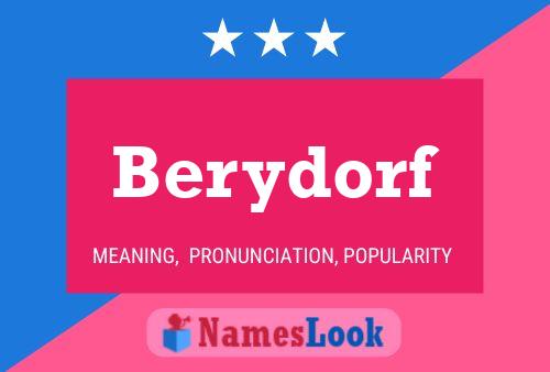 Постер имени Berydorf