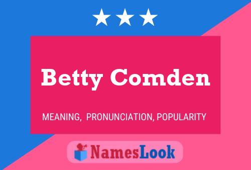 Постер имени Betty Comden