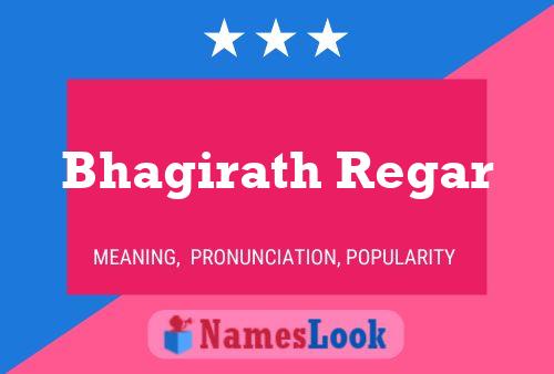 Постер имени Bhagirath Regar