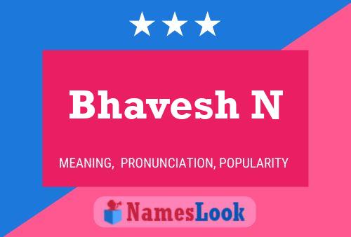 Постер имени Bhavesh N