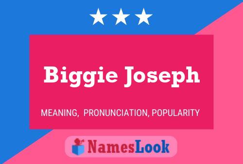 Постер имени Biggie Joseph