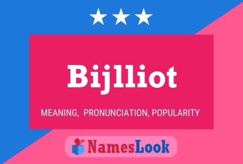 Постер имени Bijlliot