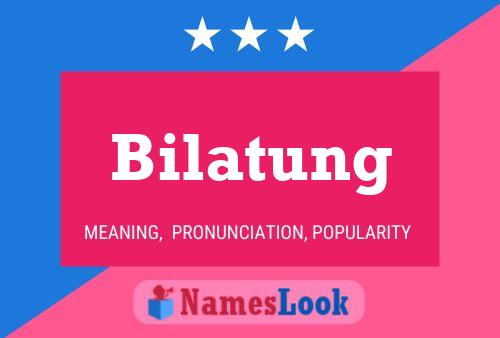 Постер имени Bilatung