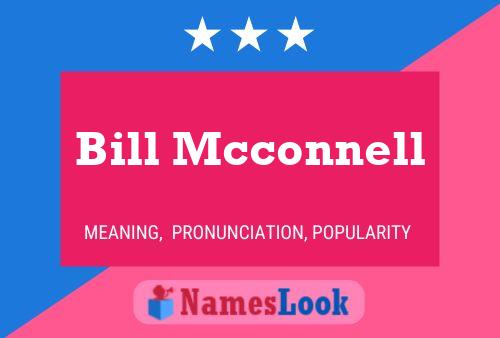 Постер имени Bill Mcconnell