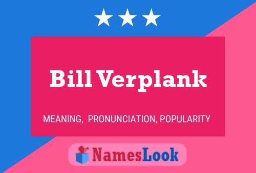 Постер имени Bill Verplank