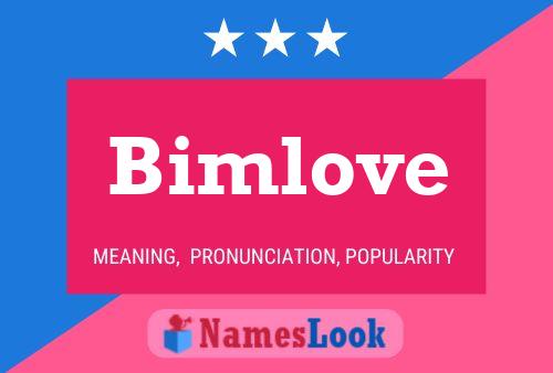 Постер имени Bimlove