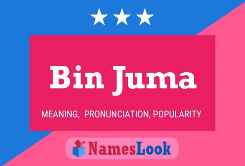 Постер имени Bin Juma