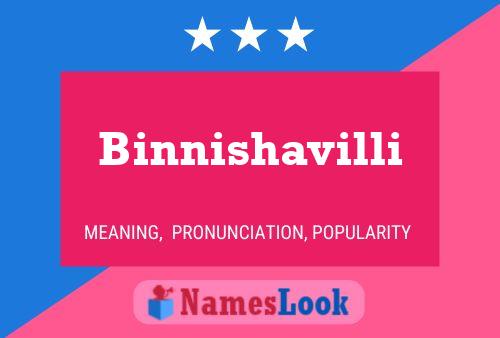 Постер имени Binnishavilli