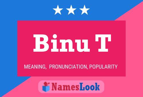 Постер имени Binu T